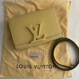 Louis Vuitton Epi Poch Louise in Jaune (yellow)